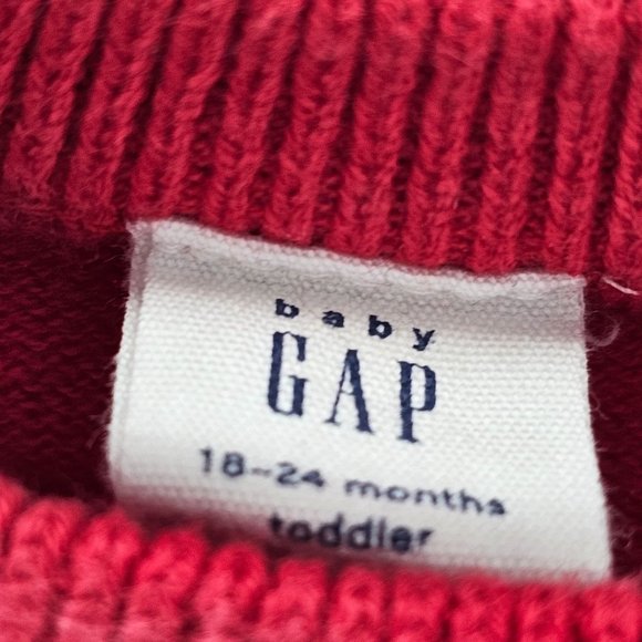 babyGap Print Intarsia‎ Sweater Dress Size 18-24 months - Picture 5 of 6